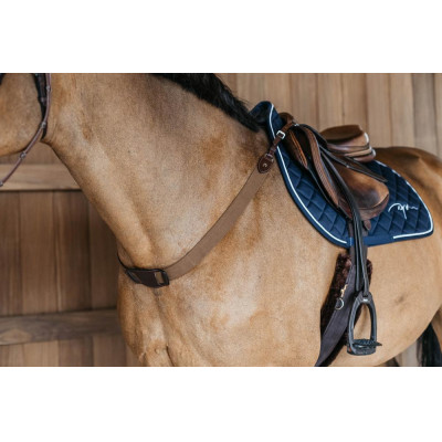 Collier de chasse élastique New English Collection Marron