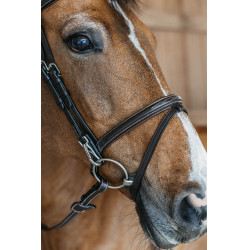 Bridon Muserolle Combinée avec Montants à Mousquetons Working by Dy'on Marron Bridon Muserolle Combinée avec Montants à Mousquetons Working by Dy'on Marron