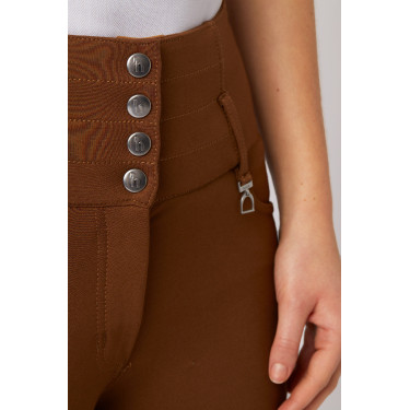 Pantalon d'équitation taille haute Tara silicone fond intégral femme Horze Pantalon d'équitation taille haute Tara silicone fond intégral femme Horze