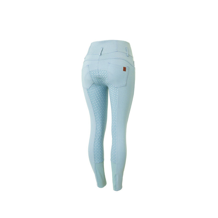 Pantalon d'équitation taille haute Tara silicone fond intégral femme Horze