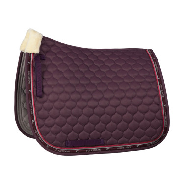 Tapis de selle de dressage Horze Claremont avec fausse fourrure Horze Tapis de selle de dressage Horze Claremont avec fausse fourrure Horze