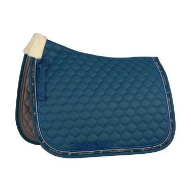 Tapis de selle de dressage Horze Claremont avec fausse fourrure Horze Tapis de selle de dressage Horze Claremont avec fausse fourrure Horze