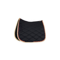 Tapis de selle mixte B Vertigo Amory avec monogramme brodé B Vertigo Marine foncé