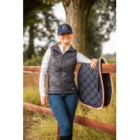 Tapis de selle mixte B Vertigo Amory avec monogramme brodé B Vertigo Marine foncé Bleu Tapis de selle mixte B Vertigo Amory avec monogramme brodé B Vertigo Marine foncé Bleu