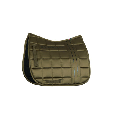 Tapis de selle de dressage Drew B Vertigo Petit marron Kaki