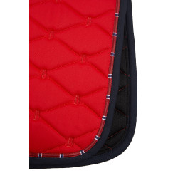Tapis de selle de dressage Amory avec monogramme brodé B Vetigo Rouge rose barberry Tapis de selle de dressage Amory avec monogramme brodé B Vetigo Rouge rose barberry