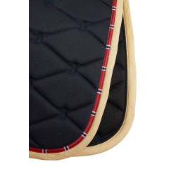 Tapis de selle de dressage B Vertigo Amory avec monogramme brodé Marine foncé Bleu Tapis de selle de dressage B Vertigo Amory avec monogramme brodé Marine foncé Bleu