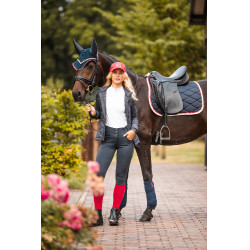 Tapis de selle de dressage B Vertigo Amory avec monogramme brodé Marine foncé Bleu Tapis de selle de dressage B Vertigo Amory avec monogramme brodé Marine foncé Bleu