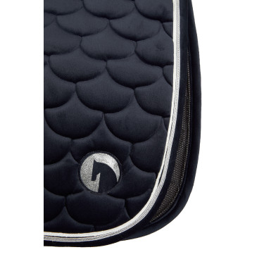 Tapis de selle de dressage Horze Geneva avec fausse fourrure Tapis de selle de dressage Horze Geneva avec fausse fourrure