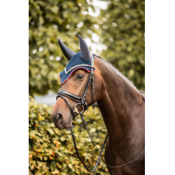 Bonnet Amory pour chevaux anti-bruit B Vertigo Marine foncé Bleu Bonnet Amory pour chevaux anti-bruit B Vertigo Marine foncé Bleu