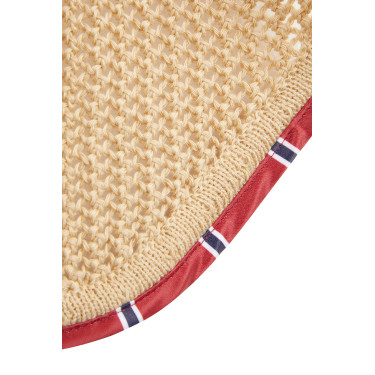 Bonnet Amory pour chevaux anti-bruit B Vertigo Teck beige Jaune