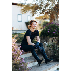 Gants d'équitation B Vertigo Dentelle femme Marine foncé Bleu