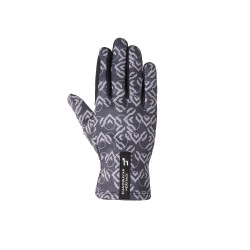Gants d'équitation Horze Jorja Noir caviar Gants d'équitation Horze Jorja Noir caviar