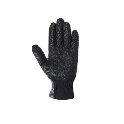 Gants d'équitation Horze Jorja Noir caviar Gants d'équitation Horze Jorja Noir caviar