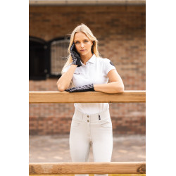 Gants d'équitation Horze Jorja Noir caviar Gants d'équitation Horze Jorja Noir caviar