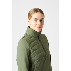 Anorak hybride Horze Annika, femme Vert olive Anorak hybride Horze Annika, femme Vert olive