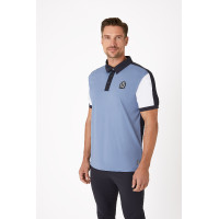 Polo fonctionnel B Vertigo Alec pour homme Bleu infini / blanc Polo fonctionnel B Vertigo Alec pour homme Bleu infini / blanc