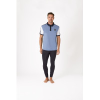 Polo fonctionnel B Vertigo Alec pour homme Bleu infini / blanc Polo fonctionnel B Vertigo Alec pour homme Bleu infini / blanc