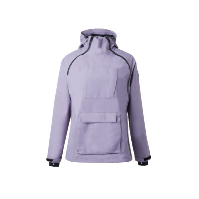 Veste d'équitation imperméable Horze Ayla avec fermetures éclair femme Raisin royal