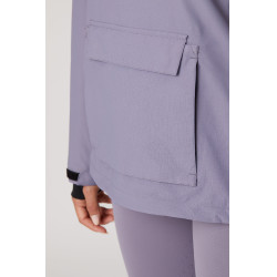 Veste d'équitation imperméable Horze Ayla avec fermetures éclair femme Raisin royal Violet Veste d'équitation imperméable Horze Ayla avec fermetures éclair femme Raisin royal Violet