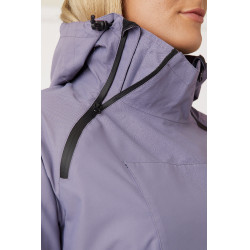 Veste d'équitation imperméable Horze Ayla avec fermetures éclair femme Raisin royal Violet Veste d'équitation imperméable Horze Ayla avec fermetures éclair femme Raisin royal Violet