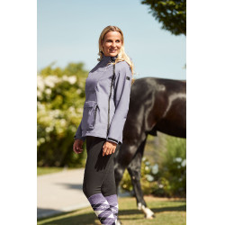 Veste d'équitation imperméable Horze Ayla avec fermetures éclair femme Raisin royal Violet Veste d'équitation imperméable Horze Ayla avec fermetures éclair femme Raisin royal Violet