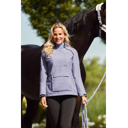 Veste d'équitation imperméable Horze Ayla avec fermetures éclair femme Raisin royal Violet Veste d'équitation imperméable Horze Ayla avec fermetures éclair femme Raisin royal Violet