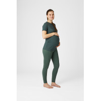 T-shirt de maternité fonctionnel Horze Lily Coriandre verte T-shirt de maternité fonctionnel Horze Lily Coriandre verte