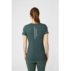 T-shirt de maternité fonctionnel Horze Lily Coriandre verte