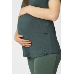 T-shirt de maternité fonctionnel Horze Lily Coriandre verte