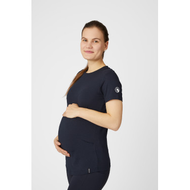 T-shirt de maternité fonctionnel Horze Lily Marine foncé Bleu T-shirt de maternité fonctionnel Horze Lily Marine foncé Bleu