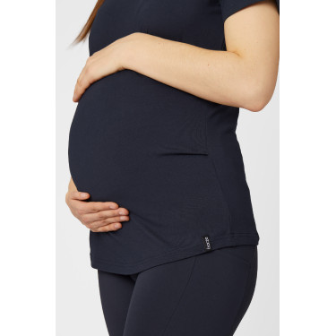 T-shirt de maternité fonctionnel Horze Lily Marine foncé Bleu T-shirt de maternité fonctionnel Horze Lily Marine foncé Bleu