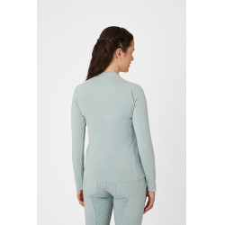 Haut d'entraînement Horze Gabriela pour femme avec protection anti-UV Aqua grey Bleu