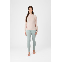 Haut d'entraînement Horze Gabriela pour femme avec protection anti-UV Rose pêche Beige