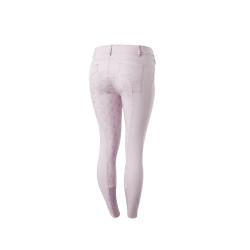 Pantalon d'équitation fond intégral Horze Kaitlin pour femme avec déco florale