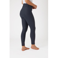 Pantalon d'équitation à basanes Grip taille haute Horze Indira femme Bleu encre