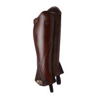 Mini-chaps Horze Wicklow avec perforations fleuries Marron