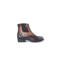Boots bicolores Horze Kilkenny femme Marron foncé / marron clair Boots bicolores Horze Kilkenny femme Marron foncé / marron clair