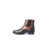 Boots bicolores Horze Kilkenny femme Marron foncé / marron clair Boots bicolores Horze Kilkenny femme Marron foncé / marron clair