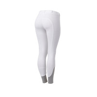 Pantalon d'équitation Horze Felicia fond intégral grip Blanc brillant Pantalon d'équitation Horze Felicia fond intégral grip Blanc brillant
