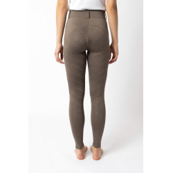 Legging équitation à fond intégral Grip Horze Dea, femme Marron morille