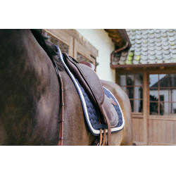 Tapis de selle Plaited Cord Dressage Kentucky Marine Bleu marine