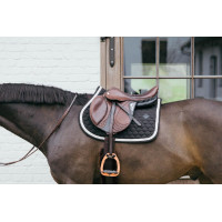 Tapis de selle Plaited Cord Jumping Kentucky Noir
