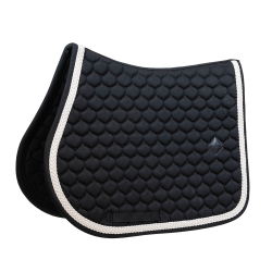 Tapis de selle Plaited Cord Jumping Kentucky Noir