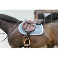 Tapis de selle Plaited Cord Jumping Kentucky Bleu clair