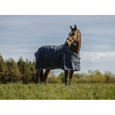 Couverture 600D Riding World Eco Bleu marine