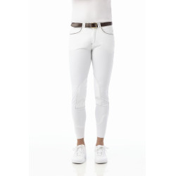 Pantalon Equi-Theme Verona Femme Blanc Pantalon Equi-Theme Verona Femme Blanc