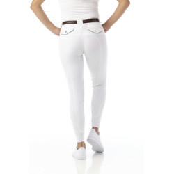 Pantalon Equi-Theme Verona Femme Blanc Pantalon Equi-Theme Verona Femme Blanc
