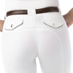 Pantalon Equi-Theme Verona Femme Blanc Pantalon Equi-Theme Verona Femme Blanc