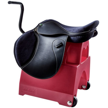 Porte-selle Saddle Box roulant Rouge